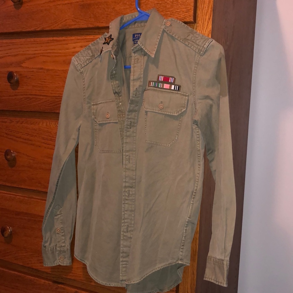 Polo Ralph Lauren Green Button Up